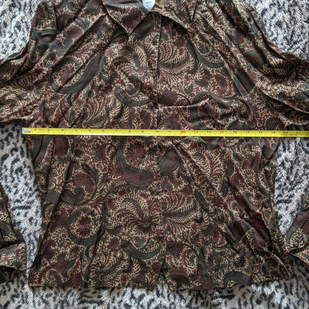 Vintage Paisley Blouse - Picture 6 of 8